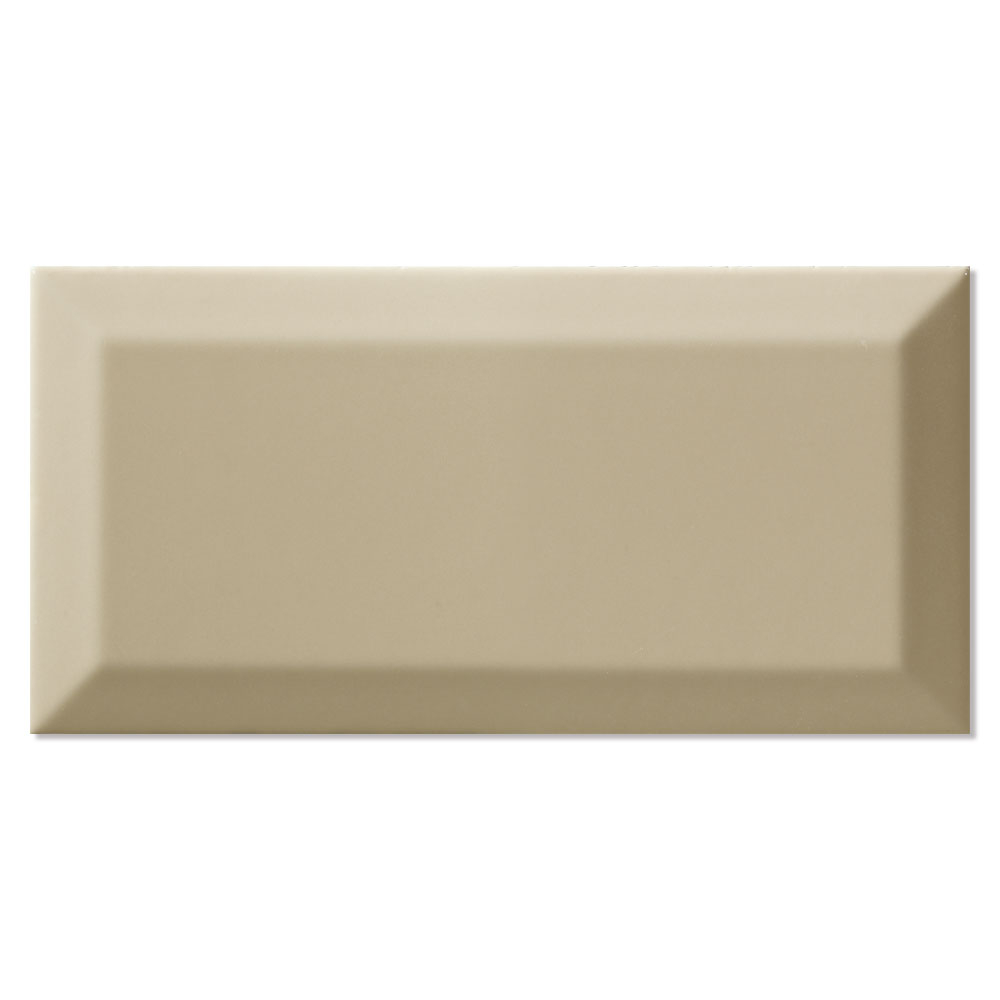 Kakel Metro Fasat Olive Blank 10x20 cm